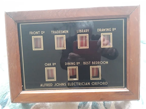 butlers and servants bell indicator box Cover