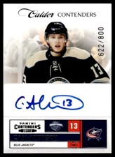 2011-12 Panini Contenders Cam Atkinson Rookie Auto 622/800 Columbus Blue Jackets