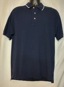 Catalina Blue Cotton Short Sleeve Polo Men's Shirt Sz M - Picture 1 of 3