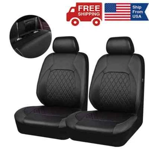 2-Seats Car Seat Covers Front Seat Interior Cushion Leather for Mercedes-Benz - Picture 1 of 9