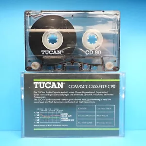 🦩 1x TUCAN CD C90 * IEC II tipo 2 * cassetta a nastro cassetta casete кассета * - Foto 1 di 3