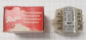 Stromstoßrelais Stromstoßschalter Rapa Str07 24VAC / 10A/220V AC 1x ein / 1x aus - Bild 1 von 4