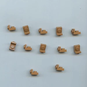 LEGO x 12 soporte de turrón mediano 1 x 1 - 1 x 1 invertido 36840 - Imagen 1 de 1
