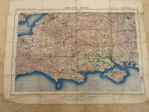 Hoja Militar Original Segunda Guerra Mundial Revisión 11 - Sur de Inglaterra - Imagen 1 de 12