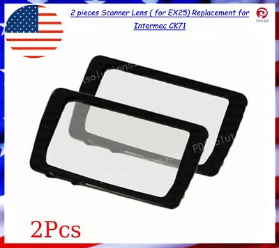2 pieces Scanner Lens ( for EX25) Replacement for Intermec CK71