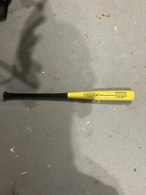 Bill Mazeroski AUTOGRAPHED Engraved Black and Yellow HOF Bat - Image 1 of 2