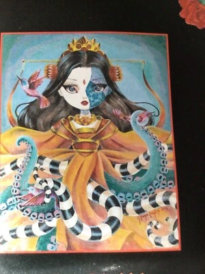 BN Gecko Rouge Cross Stitch Kit - Rise of Meili by Simona Candini - Image 1 of 4