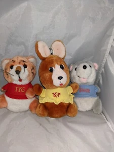 Vintage Heartline Shirt Tales Plush Lot Tyg Kip Digger 1982 - Picture 1 of 9