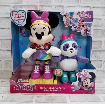 Roller Skating Party Minnie Mouse Feature Plush Interactive Toy NEW - Image 1 of 4