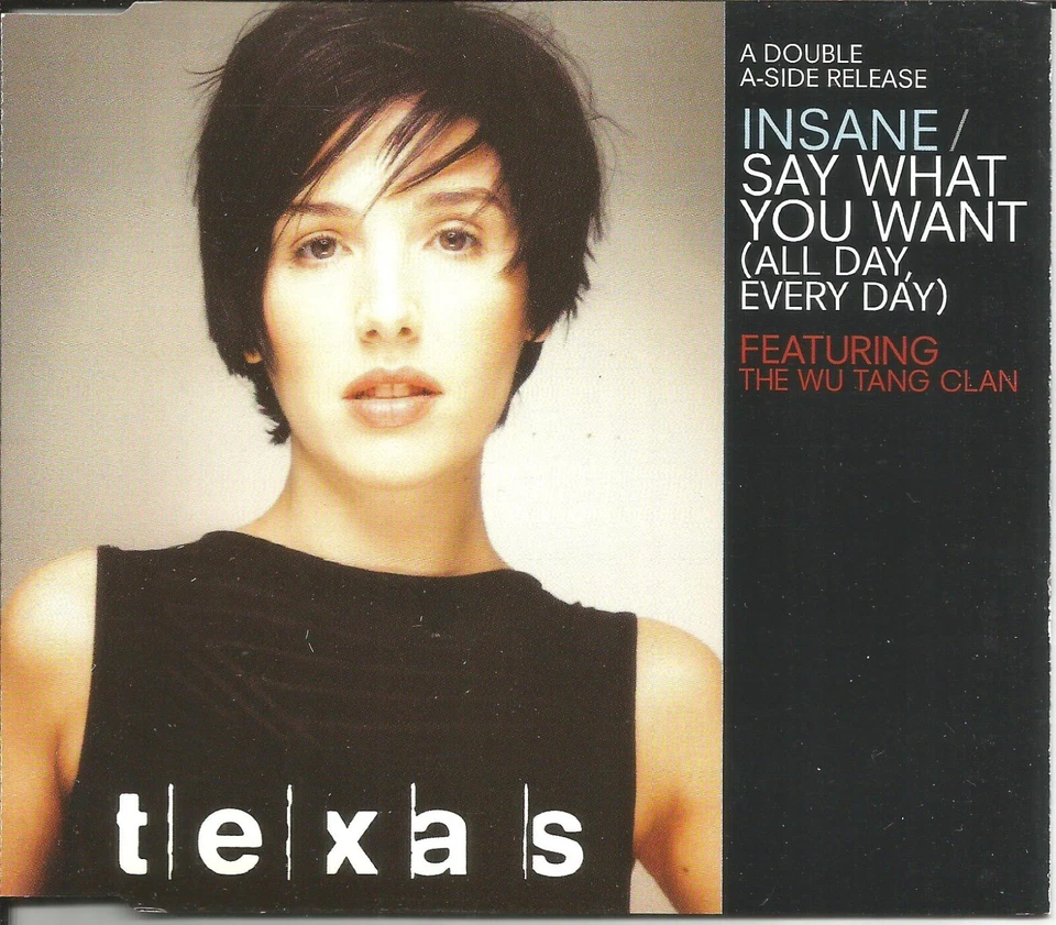 Sharleen Spiteri WU TANG CLAN w/ TEXAS Say What/ Insane MIXES CD Single SEALED Foto 1 de 1