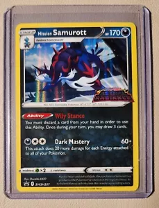 Hisuian Samurott SWSH207 Pokemon card SWSH black star promo holo foil NM - Picture 1 of 1