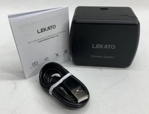 Lekato Air Bridge M02588 Système sans Fil Portable Noir 2.4G avec Boîtier de Charge - Photo 1/11