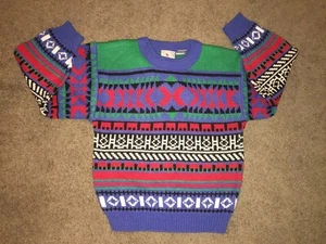 BOYS SIZE 7 FRESH PAINT PULLOVER SWEATER  GUC - Picture 1 of 4