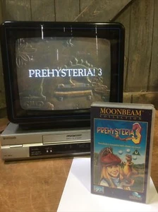 Prehysteria 3 VHS video cassette PAL UK Moonbeam 1995 Dinosaurs Golf Course OOP - Picture 1 of 12