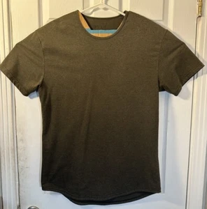 Camiseta BYLT Basics Snow Wash Corte Gota Lux Talla L Grande Verde Oliva Tono - Imagen 1 de 4