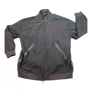 Vintage Nike Air Jordan Trainingsjacke Herren 3XL Grau Full Zip Jumpman - Bild 1 von 15