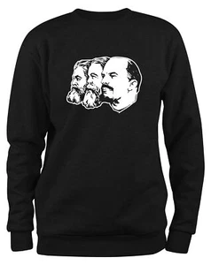 Sudadera Styletex23 Para Hombre Marx Engels Lenin - Bild 1 von 6