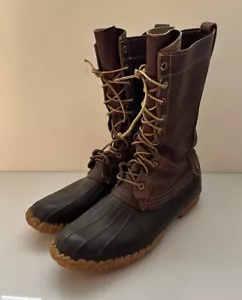 Vintage Men's L.L. Bean Duck Boots Maine Hunting Shoes Size 12 D - Picture 1 of 14