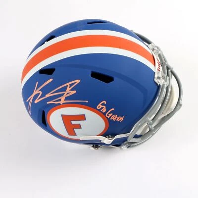 Kadarius Toney Signed autographed Helmet Florida Gators Replica Beckett - Image 1 of 2