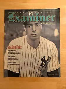 JOE DIMAGGIO OCTOBER 15, 2000 SAN FRANCISCO EXAMINER - Picture 1 of 6