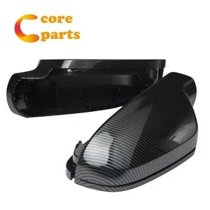 Right&Left Carbon Fiber Side Mirror Cap Housing Cover Fit for Audi A4 A5 S4 S5 - Bild 1 von 7