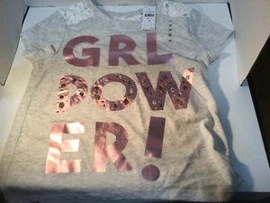 Justice Size 10 Girl Power Shirt Nwt - Picture 1 of 4