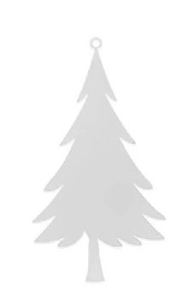 Kaheku Hänger ELVOR Baum weiss, Weihnachtsbaumschmuck, verschiedene Größen - Bild 1 von 1