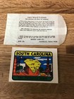 VINTAGE SOUTH CAROLINA SOUVENIR TRAVEL DECAL ORIGINAL LINDGREN TURNER CO
