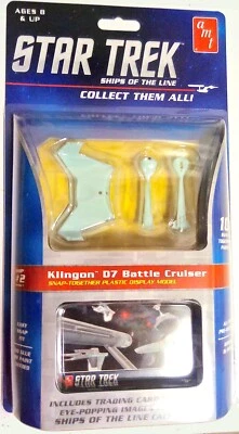 Star Trek Klingon D7 Battle Cruiser, Plastic Model Kit, Easy Snap-Fit. - Image 1 of 3