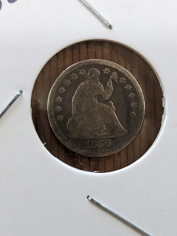 1850 Seated Liberty Half Dime Cover