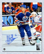 Jeff Beukeboom Edmonton Oilers Signed Hockey 8x10 Photo