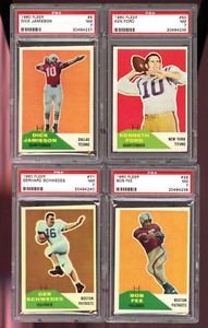 1960 Fleer #50 Kenneth Ken Ford Titans PSA 7 NM Graded Football Card *ONLY*