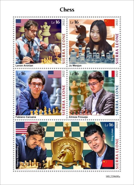 Chess Alexander Alekhine 130th Anniversary MNH Stamps 2022 Guinea