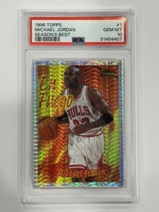 1996 Topps Season's Best - Michael Jordan #1 PSA 10 - Picture 1 of 2