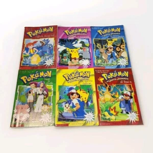 Lot of 6 Pokemon Books Scholastic West Johnson Vintage 2000-2001 Bundle - Picture 1 of 16