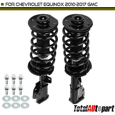 2x Conjunto completo de puntal y resorte helicoidal para Chevrolet Equinox 10-17 GMC delantero Foto 1 de 4