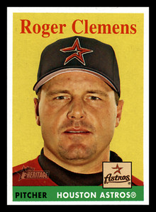 2007 Topps Heritage Roger Clemens  #2 Houston Astros Centered Mint
