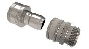 NEW! Redesigned Garden Hose Quick Connect Set Stainless Steel 3/4 Inch Fittings - Picture 1 of 12