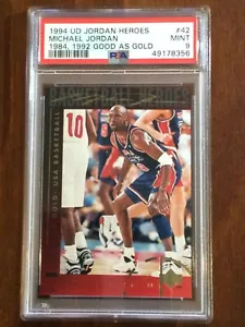 1994 Upper Deck Jordan Heroes #42 — Michael Jordan — MINT PSA 9 - Picture 1 of 3