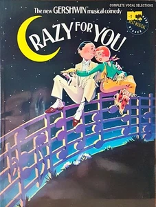 Crazy For You The Musical Comedy Vocal Piano Sheet Music Book By Warner Bros - Picture 1 of 4