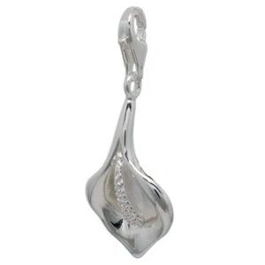 MELINA Charm Anhänger Calla Blüte Silber 925 - Picture 1 of 1