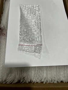 100 - 3x6 Inch Bubble Out Pouches Bags Wrap Cushioning Self Seal Clear 3” X 6” - Picture 1 of 3