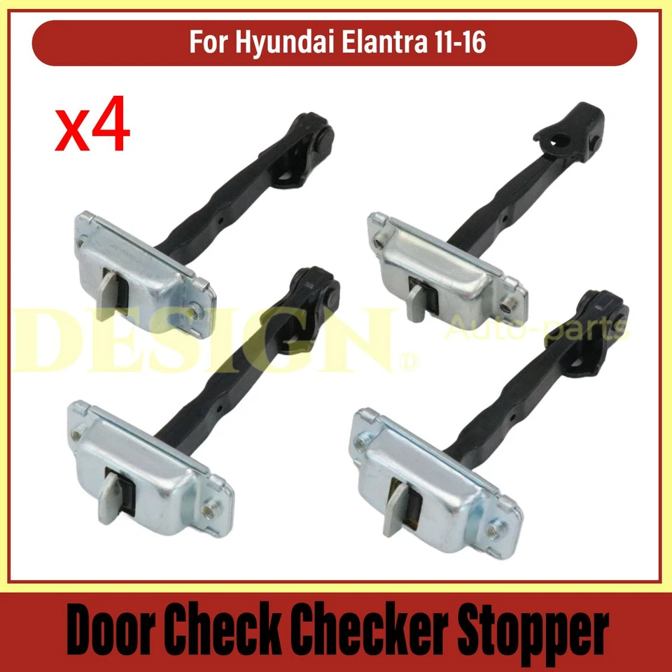 For Hyundai Elantra 2011-16 Front Rear Left Right Door Check Checker Stopper x4 - Изображение 1 из 4