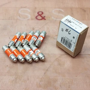 Caja de 10 - Amp-Trap ATQR4 Time Delay Fuse, 4A, 600 Vac - NUEVO - Imagen 1 de 7