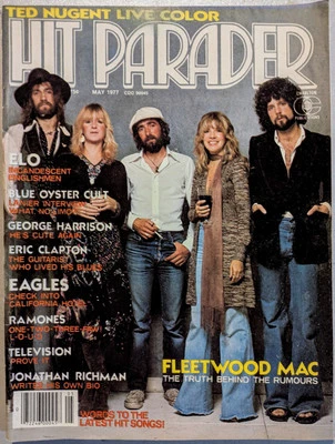 Hit Parader Magazine May 1977 Fleetwood Mac, Blue Oyster Cult, George Harrison  - Image 1 of 4
