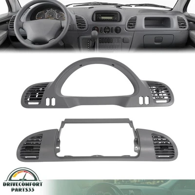 Cubierta del panel del bisel del tablero con ventilaciones de CA para Dodge Sprinter 2500 3500 2002-2006 Foto 1 de 4