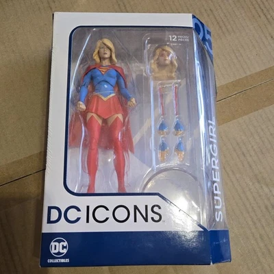 DC Icons Supergirl, DC Direct NUEVO SIN ABRIR COMPLETO caja dañada Foto 1 de 4
