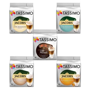 TASSIMO Kapseln Latte Macchiato Vielfaltspaket Discs 40 Getränke 5 Sorten Kaffee - Bild 1 von 11