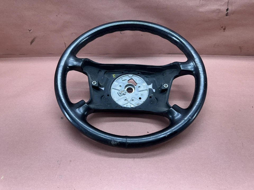 BMW E34 540I 525I 530I E39 528I E31 850CI Leather Steering Wheel OEM #94181 - Image 1 of 4