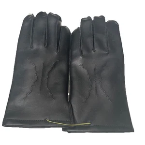Vinyl Handschuhe Fleece/gefüttert Herren Größe Extra Large schwarz leicht " - Bild 1 von 6